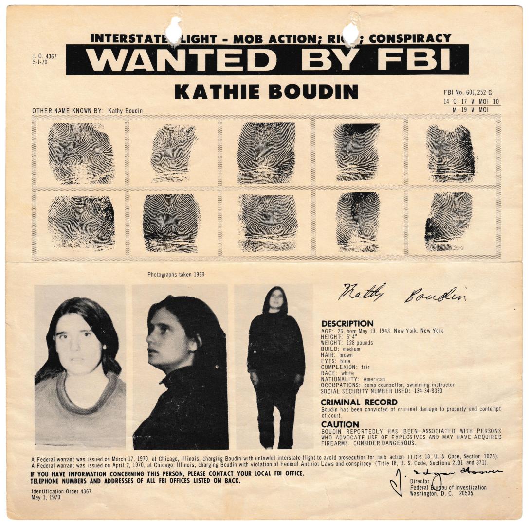 Kathy_Boudin_FBI_wanted_poster_issued_1_May_1970